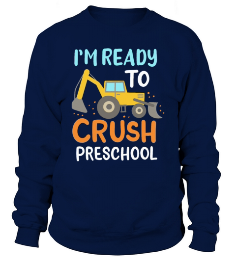 Pre-K Beginner Preschool Teacher Excavator Fan Men's Sweatshirt