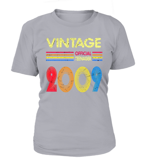 13th Birthday Gifts Vintage 2009 Official Teenager Women's T-Shirt