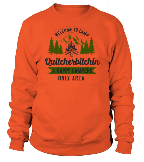 Camping Welcome To Camp Women's Sweatshirt