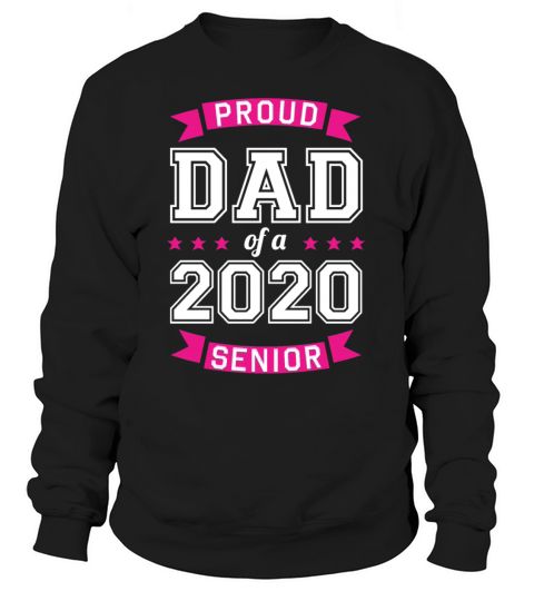 Proud Dad Of A 2020 Senior Pink Women's Sweatshirt