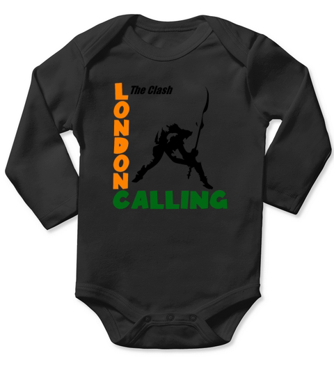 london calling the clash Ngeprunk Long Sleeve Baby One-Piece