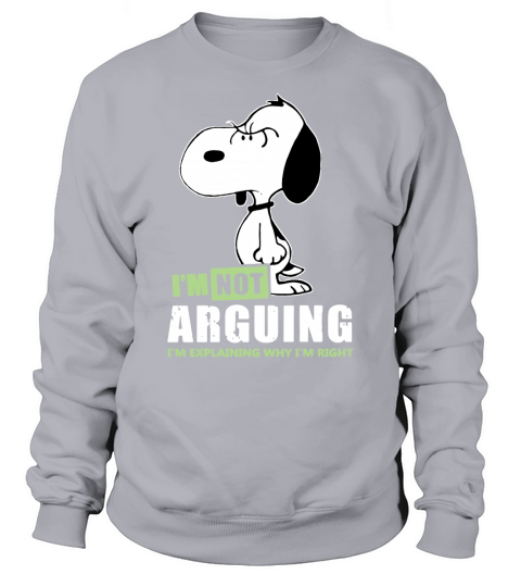 Snoopy Arguing Sweatshirt Unisex
