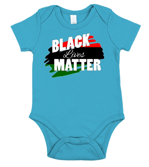 Black Lives Matter Short Sleeve Baby One-Piece