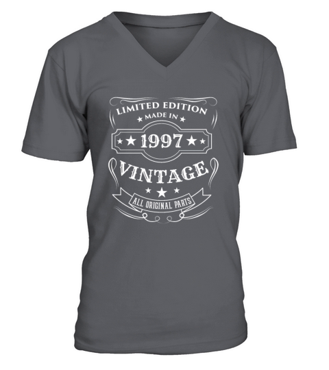 Limited Edition Made In 1997 Vintage Birthday Gift Men's V-Neck T-shirt