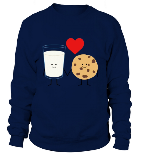 Milk and Cookie Love Valentines Day Gift Fun Shirt Women's Sweatshirt