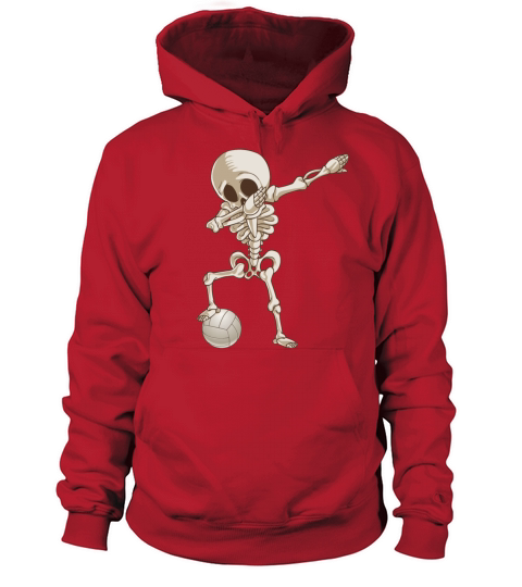 Volleyball Skeleton Dabbing Women's Hoodie
