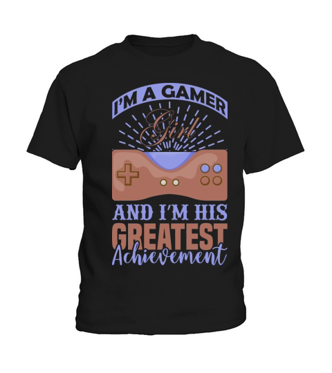 Im a Gamer and his greatest achievement Kids T-Shirt