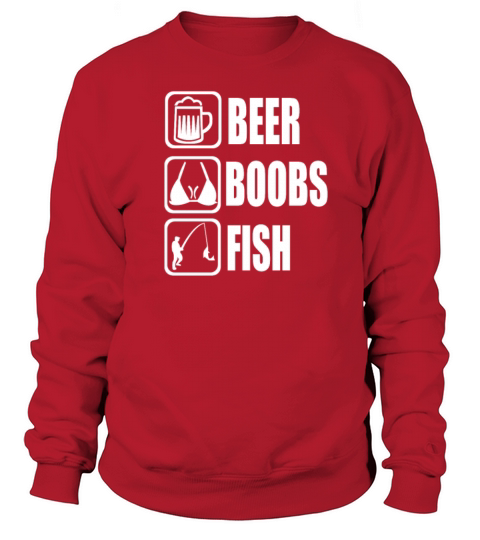Beer boobs fish Women's Sweatshirt
