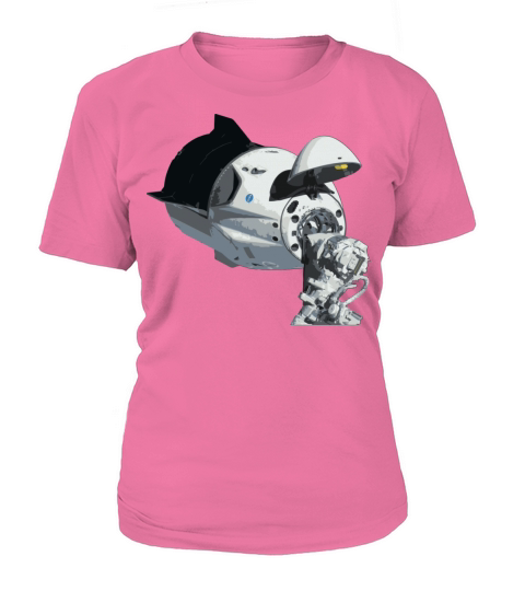 Space Dragon Docking To Space Station Internationa Women's T-Shirt