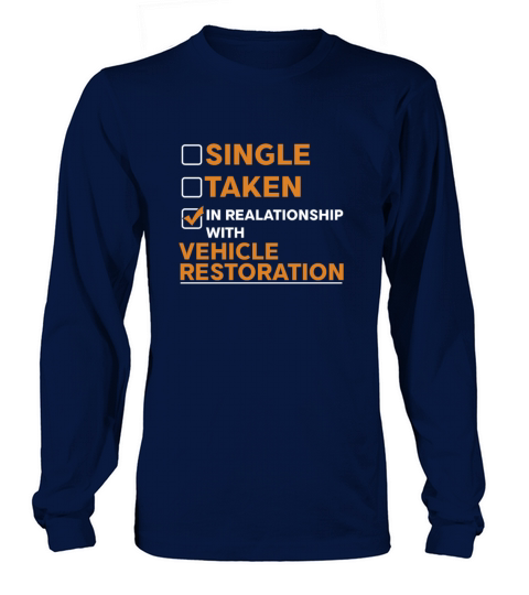 In A Relationship With Car Restoration Restorator Women's Long Sleeve