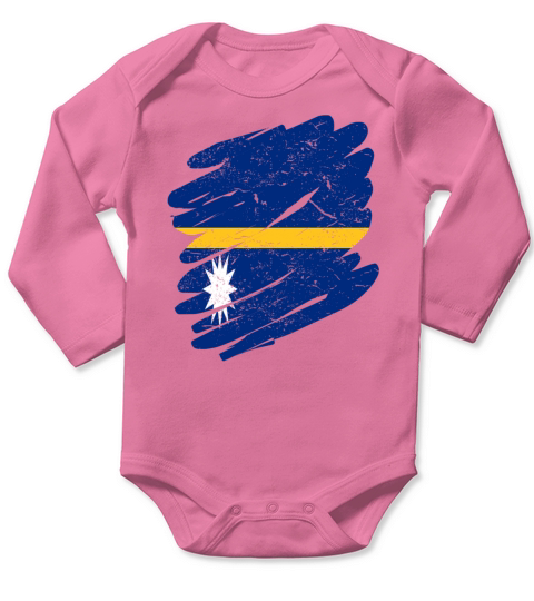 Pinsel Land Heimat Nauru Long Sleeve Baby One-Piece