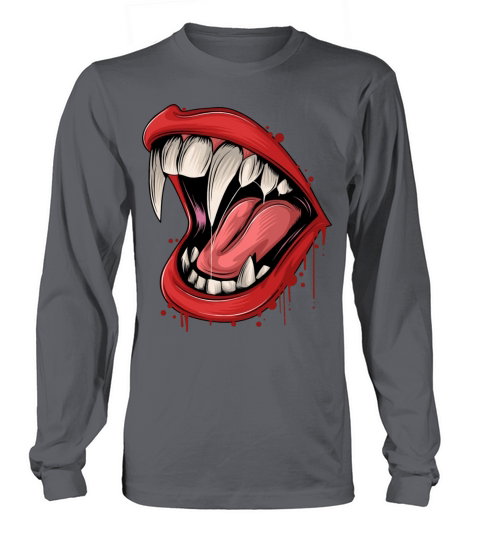 vampire mouth Women's Long Sleeve