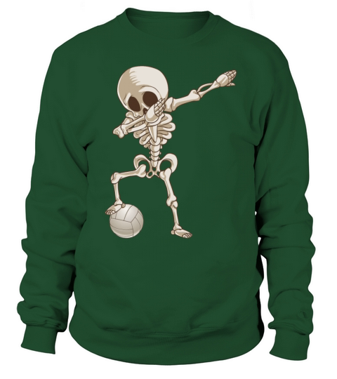 Volleyball Skeleton Dabbing Men's Sweatshirt
