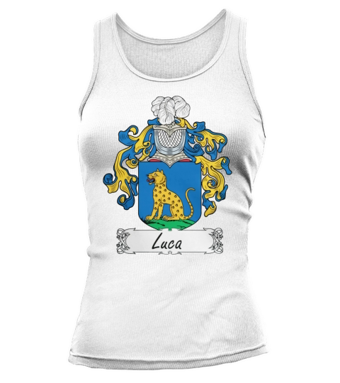 Luca Family Crest Italian Family Crests Tank top Woman
