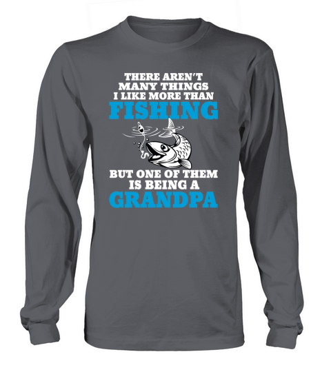 Fishing Grandpa Men's Long Sleeve