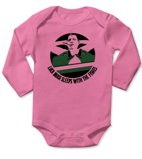 Luca Brasi sleeps with the fishes T-Shirt Long Sleeve Baby One-Piece