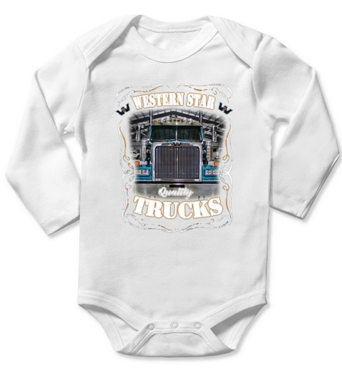 WESTERN STAR Long Sleeve Baby One-Piece