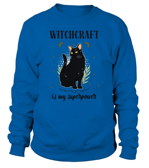 Witchcraft Black Cat Witch Wiccan Fun Women's Sweatshirt