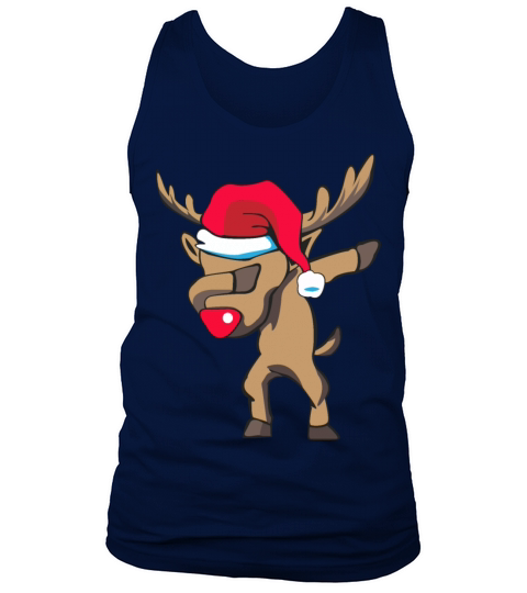 dabbing Rudolph for Christmas as a gift Men's Tank Top