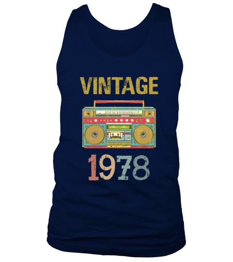 Vintage 1978 - 40th Birthday Gift Shirt Racing Men's Tank Top