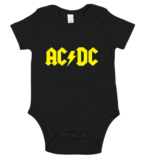 Acdc Short Sleeve Baby One-Piece