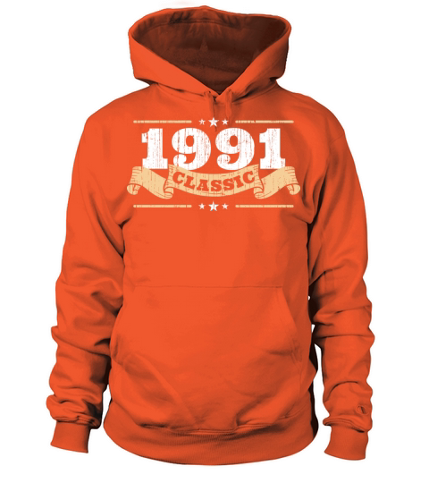 Anniversary 1991 Classic Matching Couple Distresse Women's Hoodie