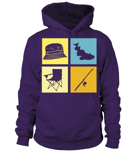 Fishing Hat Fish Fishing Chair Angel Vintage Retro Women's Hoodie