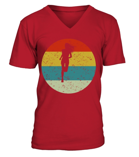 run Men's V-Neck T-shirt