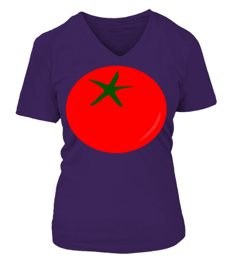 tomato Women's V-Neck T-shirt