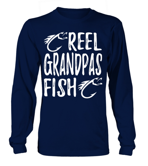 Reel Grandpas Fish Fishing Women's Long Sleeve