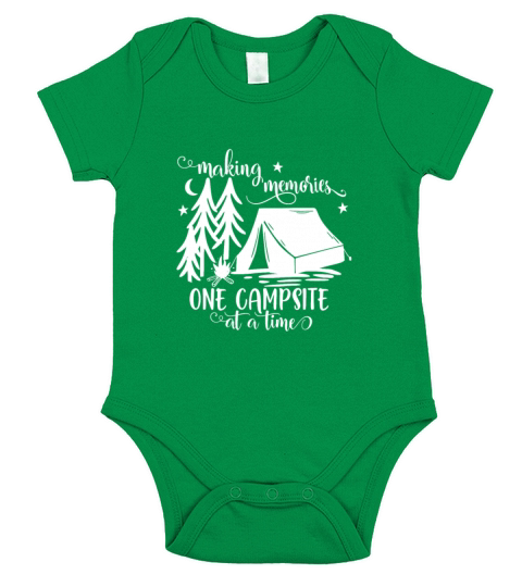 Making Memories One Campsite At A Time Tent Short Sleeve Baby One-Piece