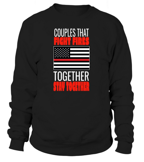 Thin Red Line Firefighter print Women's Sweatshirt