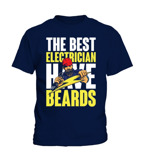 Electrician beards Kids T-Shirt