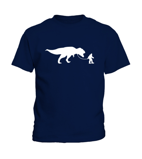 Funny Sasquatch Bigfoot Conspiracy Ufo Dinosaur Pet T-Shirt Kids T-Shirt