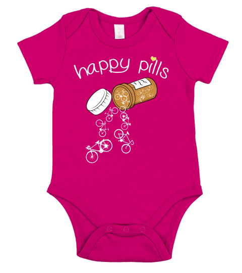 Happy Pills Bikes - Ladies Flowy Tank Short Sleeve Baby One-Piece