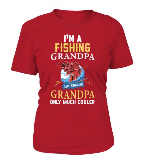 Fisher Grandpa Shirt for Grandpa who likes to fish Women's T-Shirt