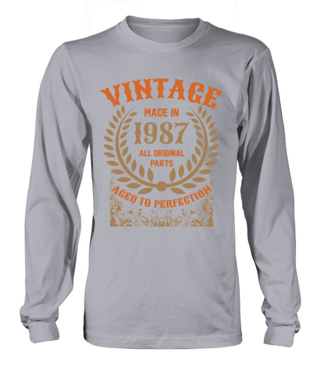 Vintage Made In 1987 All Original Parts Women's Long Sleeve