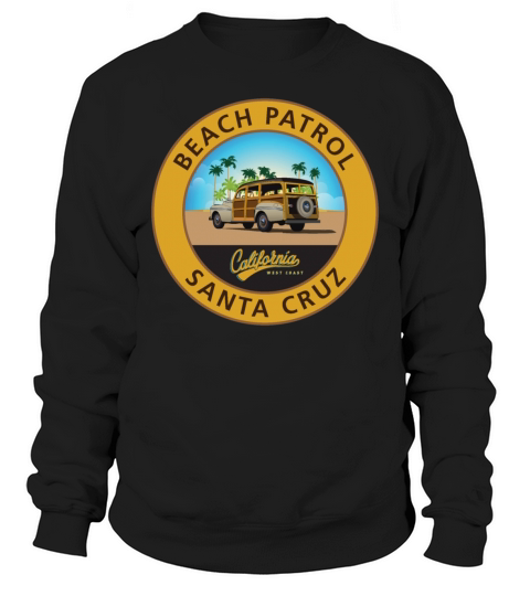 Santa Cruz Woody Beach Patrol California Men's Sweatshirt