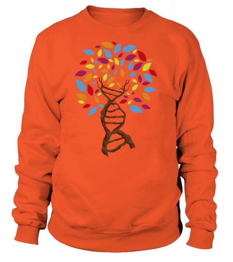 Tree Gift Dna Design Genetics Design Women's Sweatshirt