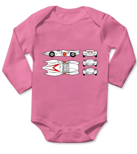 The Mach 5 T-Shirt SHIRT Long Sleeve Baby One-Piece