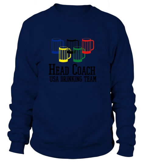 Head Coach - USA Drinking Team - Beer Steins Women's Sweatshirt