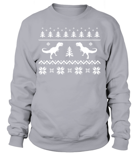 Ugly T-Rex Dinosaur Christmas Sweater Women's Sweatshirt