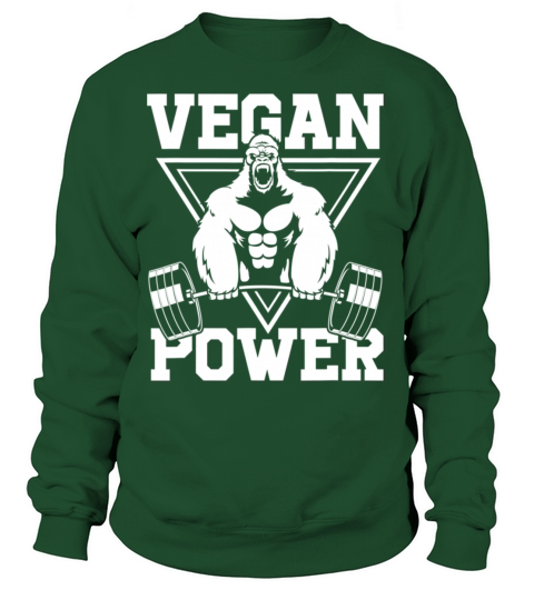 Vegan Power Workout Shirt Women's Sweatshirt