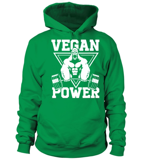 Vegan Power Workout Shirt Women's Hoodie