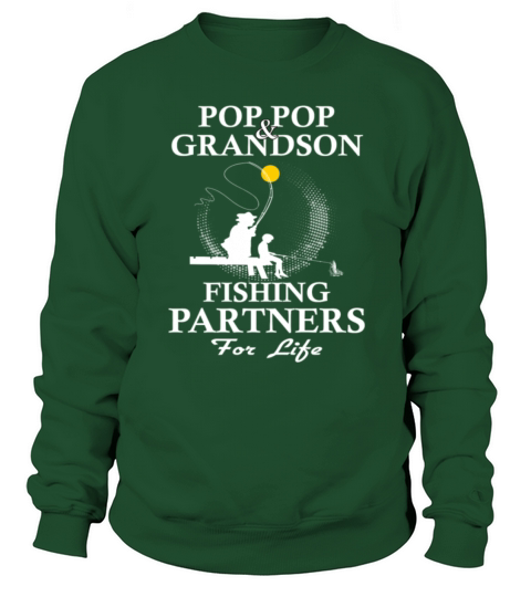 Fishing Partner Grandpa Grandson Gift Idea Women's Sweatshirt