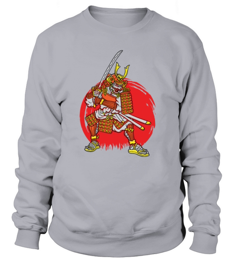 Wolf Ninja Japanese Art Katana Sword Samurai Gift Women's Sweatshirt