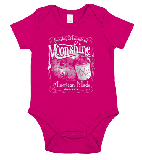 Smoky Mountain Moonshine Short Sleeve Baby One-Piece