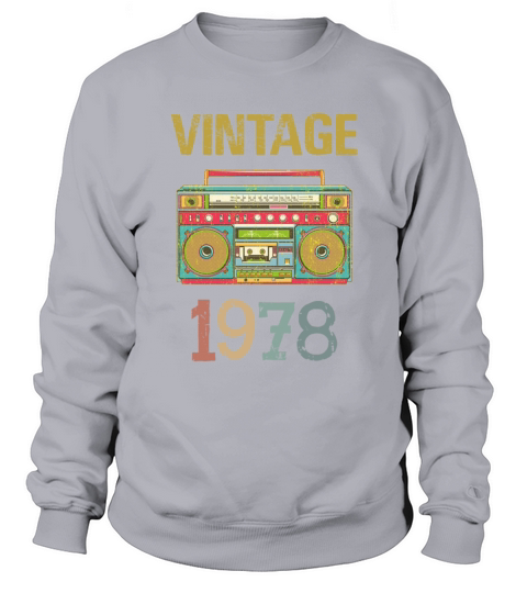 Vintage 1978 - 40th Birthday Gift Shirt Racing Men's Sweatshirt