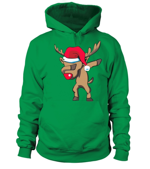 dabbing Rudolph for Christmas as a gift Men's Hoodie