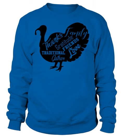 Happy Thanksgiving collage Turkey Funny gift for Women's Sweatshirt